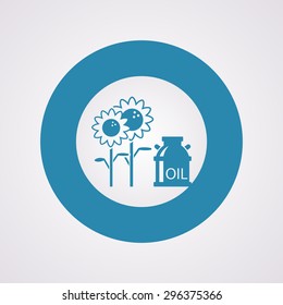 Vector illustration of modern farm icon
