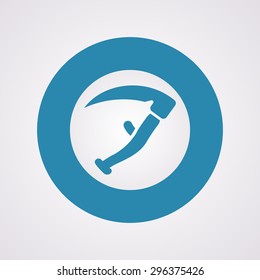 Vector illustration of modern farm icon