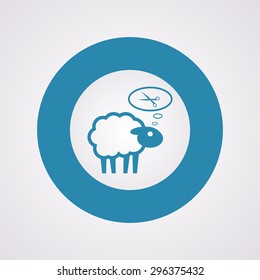 Vector illustration of modern farm icon