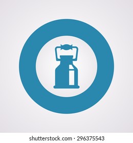 Vector illustration of modern farm icon