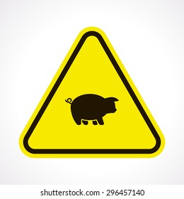 Vector illustration of modern farm icon