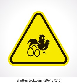 Vector illustration of modern farm icon