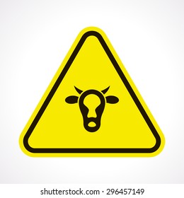 Vector illustration of modern farm icon