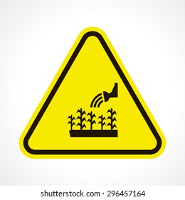 Vector illustration of modern farm icon