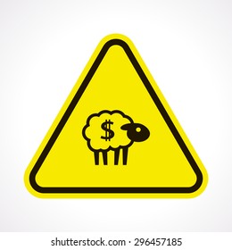Vector illustration of modern farm icon