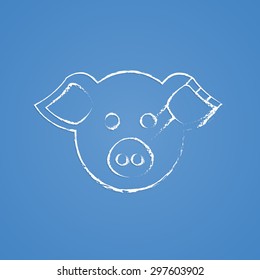 Vector illustration of modern farm icon