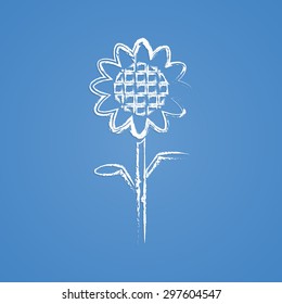 Vector illustration of modern farm icon
