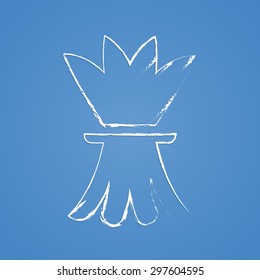 Vector illustration of modern farm icon