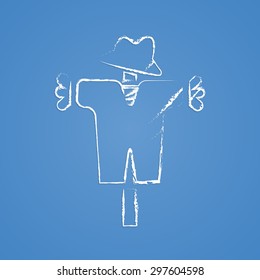 Vector illustration of modern farm icon