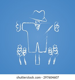 Vector illustration of modern farm icon