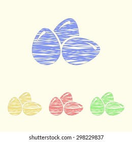 Vector illustration of modern farm icon