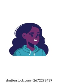 ilustração vetorial imagem feminina moderna