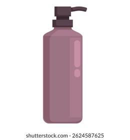 Ilustração vetorial de um dispensador de sabão de design plano moderno em roxo
