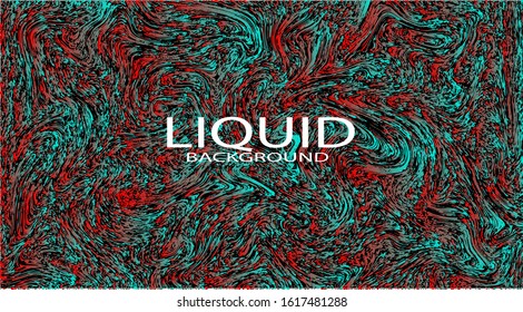 Vector illustration: Modern flow background. Wave color Liquid shape. Abstract design