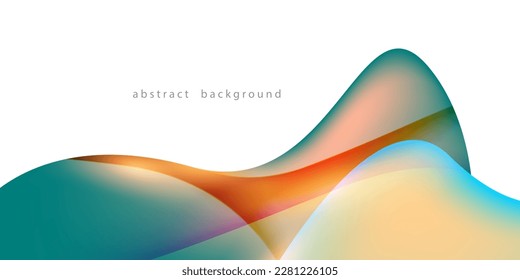 Vector illustration of modern geometric design colorful abstract background