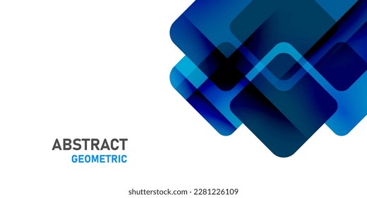 Vector illustration of modern geometric design colorful abstract background
