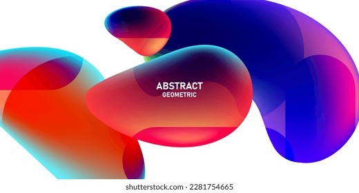 Ilustración vectorial del diseño geométrico moderno de fondo abstracto colorido