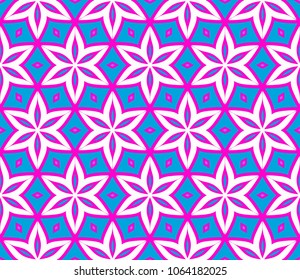 Vector illustration. Modern geometric pattern. Seamless design for scrapbooking, background, interior ornament.