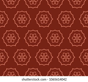 Vector illustration. Modern geometric pattern. Seamless design for scrapbooking, background, interior