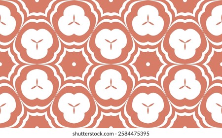 Vector illustration. Modern geometric pattern. Seamless design for scrapbooking, background, interior