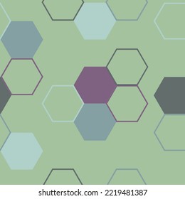  Vector illustration   Modern hexagon tile abstract background