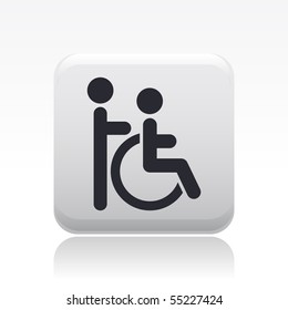 Vector illustration of modern icon