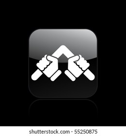 Vector illustration of modern icon