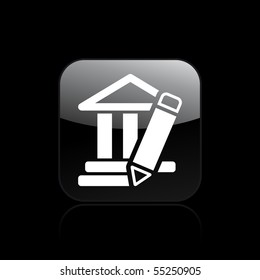 Vector illustration of modern icon
