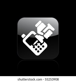 Vector illustration of modern icon