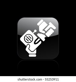 Vector illustration of modern icon
