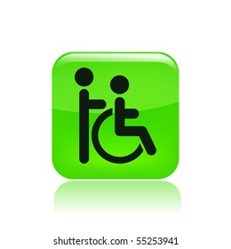 Vector illustration of modern icon
