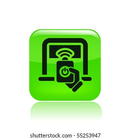 Vector illustration of modern icon