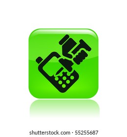 Vector illustration of modern icon