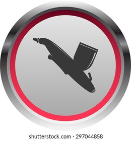 vector illustration of modern icon airbrush