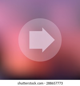 vector illustration of modern icon arrow
