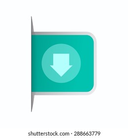 vector illustration of modern icon arrow