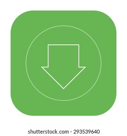vector illustration of modern icon arrow