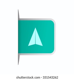 vector illustration of modern icon arrow