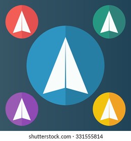 vector illustration of modern icon arrow