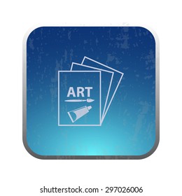 vector illustration of modern icon art book