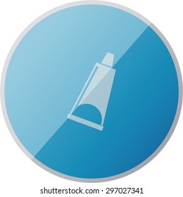vector illustration of modern icon art paints