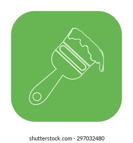 vector illustration of modern icon art brush 