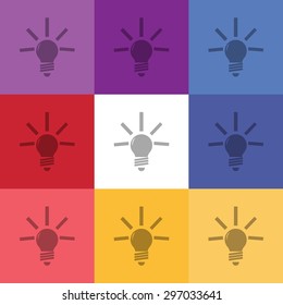 vector illustration of modern icon art idea