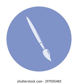 vector illustration of modern icon art brush 