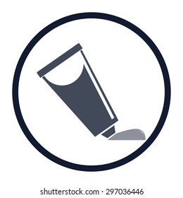 vector illustration of modern icon art paints
