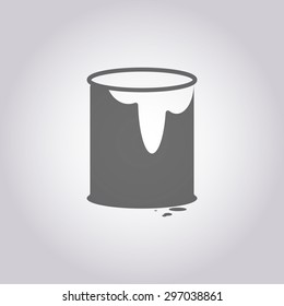 vector illustration of modern icon art paints