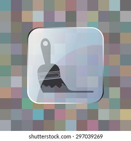 vector illustration of modern icon art brush 