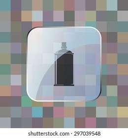 vector illustration of modern icon art paints