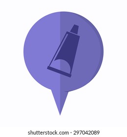 vector illustration of modern icon art paints