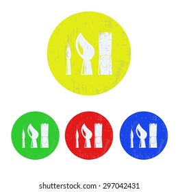 vector illustration of modern icon art brush 